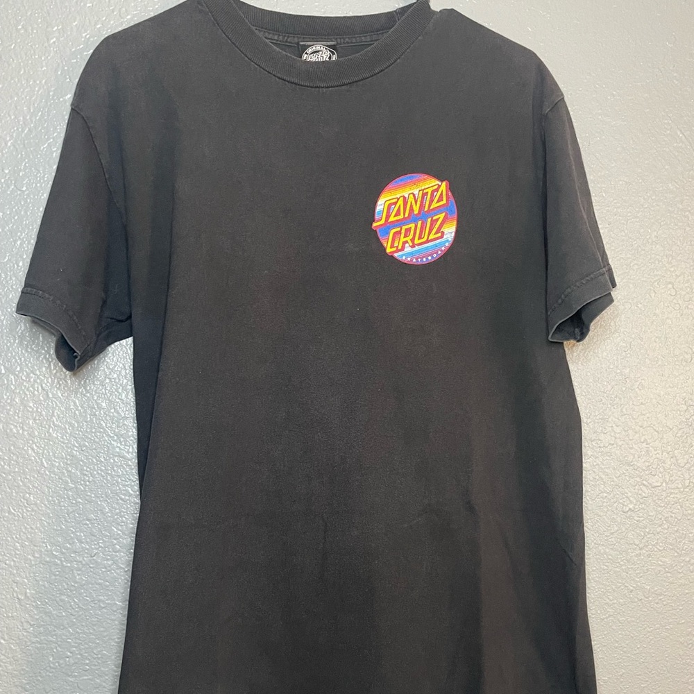 Medium Santa Cruz Skateboard Mens Tee.